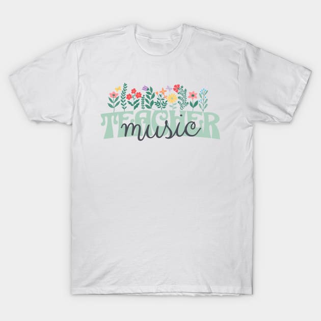 Music Teacher T-Shirt by CreatingChaos